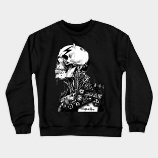 skull Crewneck Sweatshirt