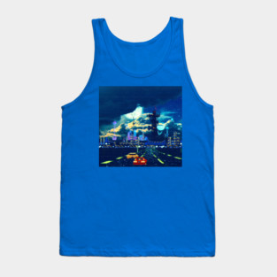 Asteroid City Racer Retrowave Tank Top