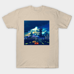 Asteroid City Racer Retrowave T-Shirt