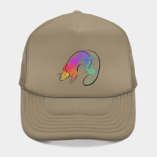 Rainbow Rat Hat