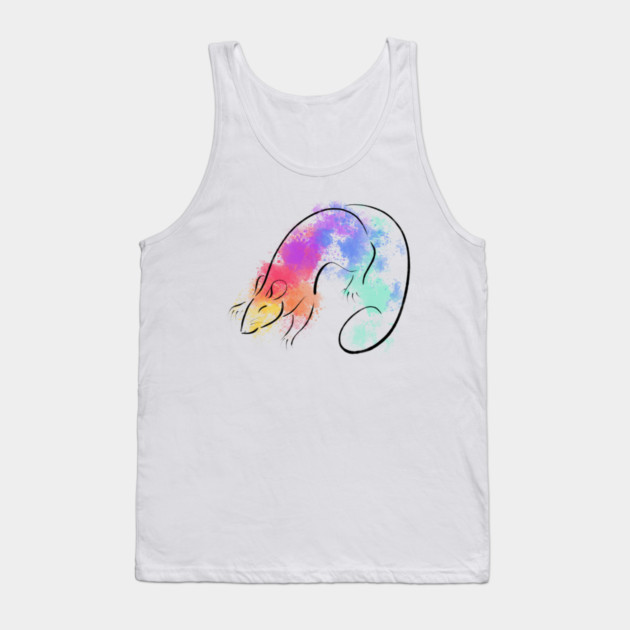 Rainbow Rat Tank Top by DeguArts