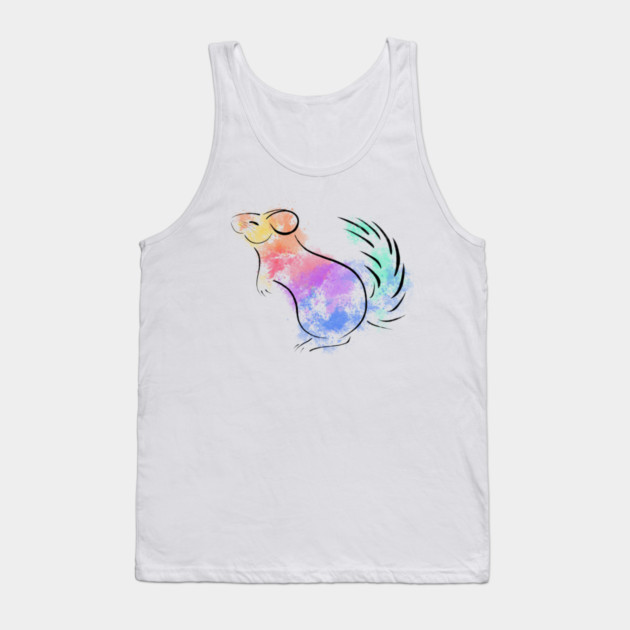 Rainbow Chinchilla Tank Top by DeguArts