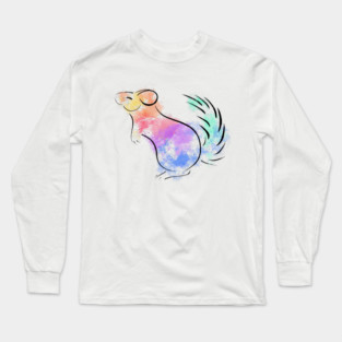 Rainbow Chinchilla Long Sleeve T-Shirt