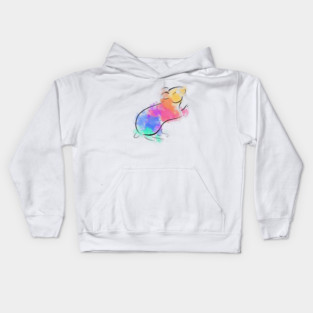 Rainbow Hamster Kids Hoodie