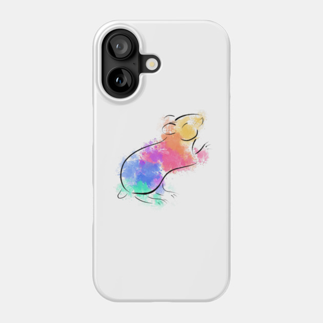 Rainbow Hamster Phone Case by DeguArts