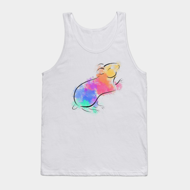 Rainbow Hamster Tank Top by DeguArts