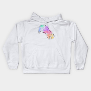 Rainbow Guinea Pig Kids Hoodie