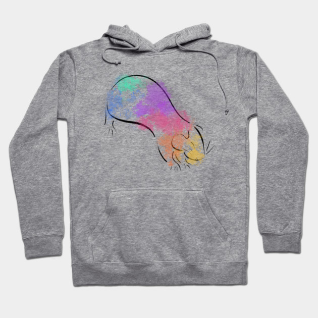 Rainbow Guinea Pig Hoodie by DeguArts
