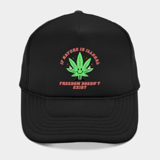 Weed T-shirt Hat