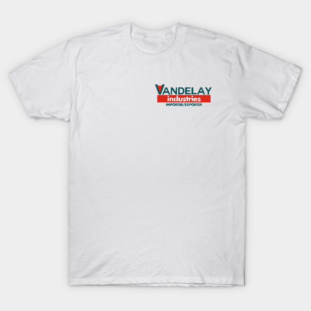 Vandelay Industries - Badge T-Shirt by CarbonRodFlanders