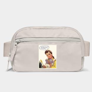 Vintage cookin' in the kitchen; cooking; baking; vintage; retro; housewife; funny; joke; humor; greeting card; cook; bake; Bag