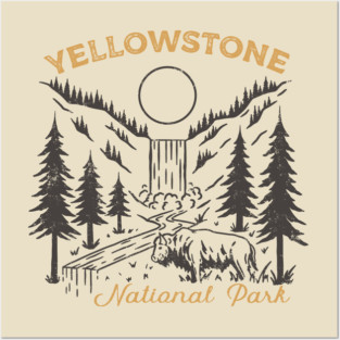 Yellowstone National Park Posters and Art