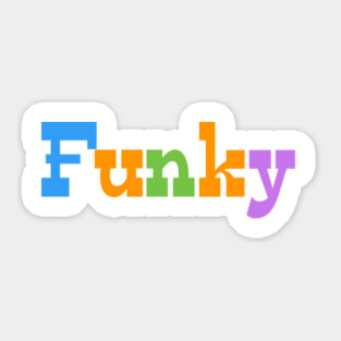 Funky Sticker