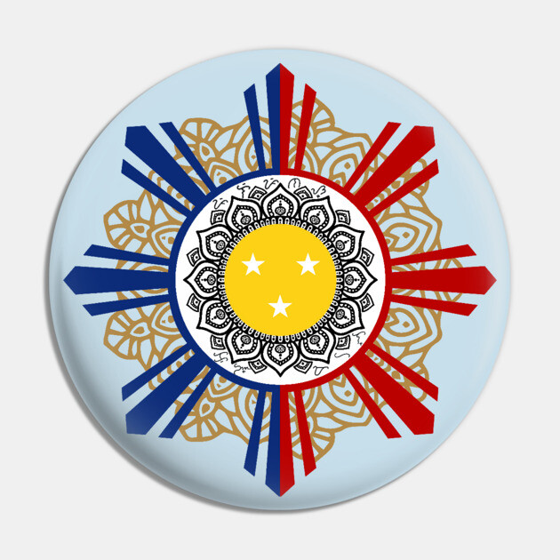 Philippine Sun Baybayin word Pilipinas kung Mahal (I Love