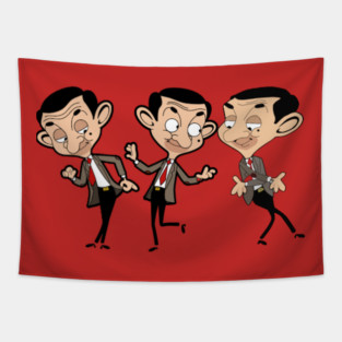 Mr Bean Moves Tapestry