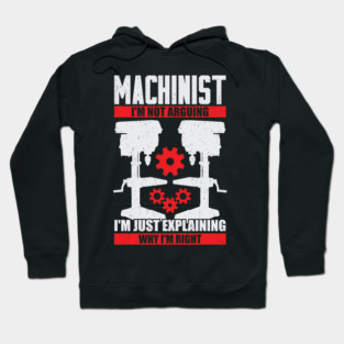 Funny Machinist Machine Operator Gift Hoodie