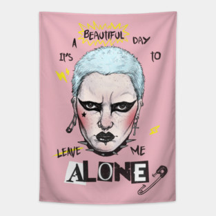 Leave me Alone Tapestry