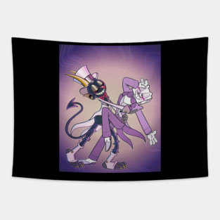 The Cuphead Show Devil Tapestry