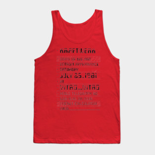 Kraftwerk -- Detroit -- 1981 Tank Top