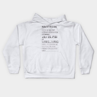 Kraftwerk -- Detroit -- 1981 Kids Hoodie