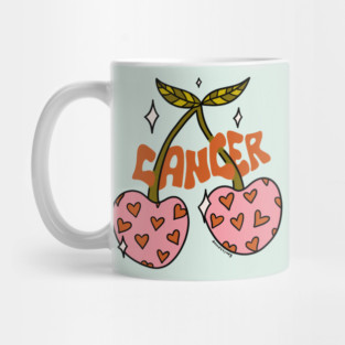 Cancer Zodiac Cherries Mug