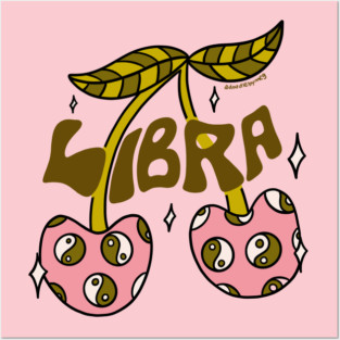 Libra Cherries Posters and Art