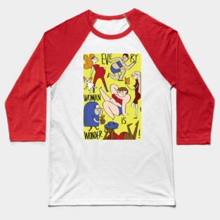 Wonder WomEN Baseball T-Shirt