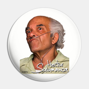 Breaking Bad - Hector Salamanca signed portrait Pin