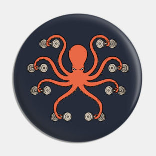Octopus workout Pin