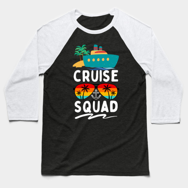 Cruise Squad Baseball T-Shirt by The WYLD Tribe