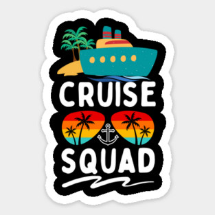 Cruise Squad Sticker
