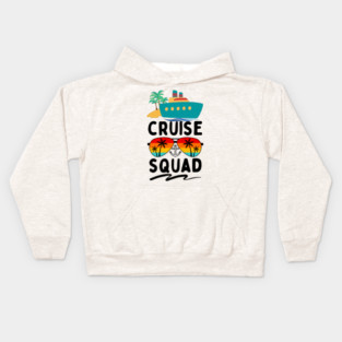 Cruise Squad Vacation Family Matching 2023 Kids Hoodie
