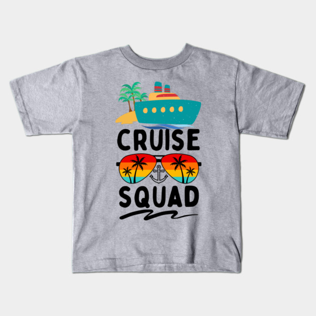 Cruise Squad Vacation Family Matching 2023 Kids T-Shirt by The WYLD Tribe