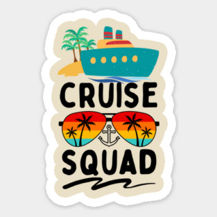 Cruise Squad Vacation Family Matching 2023 Magnet