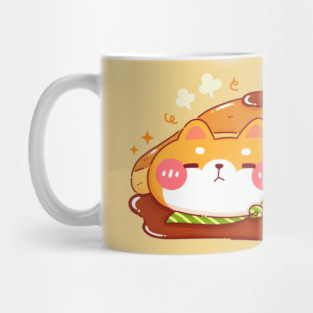 Shiba Inu Yummy Pancake Lazy Day Mug