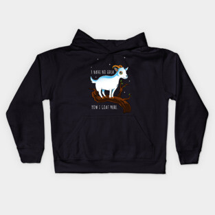 Funny Goat Pun Kids Hoodie