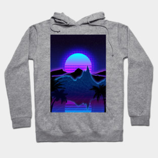 Aesthetic Sunset Outrun Synthwave Hoodie