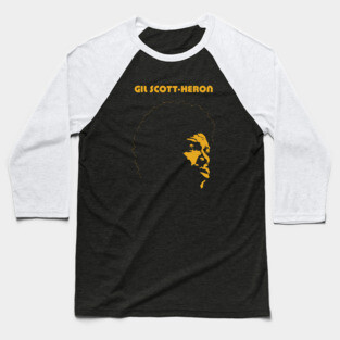 Gil Scott Heron Baseball T-Shirt