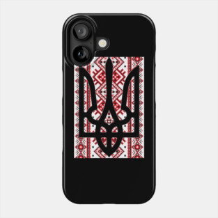 Emblem of Ukraine trident Phone Case