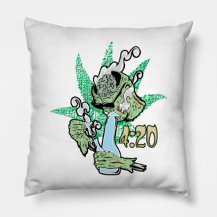 Weed Lover Zombie Kush 420 - Cannabis - Legalize It Pillow