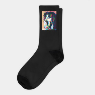 Abstract Frank Zappa in WPAP Socks