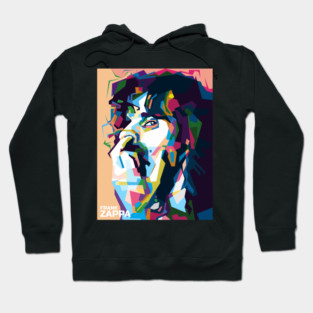 Abstract Frank Zappa in WPAP Hoodie