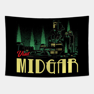 VISIT MIDGAR Tapestry