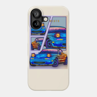 MX5 Miata Car Retro Phone Case