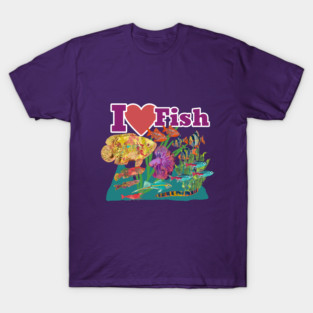 I Heart Tropical Fish T-Shirt