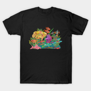 School of Colorful Tropical Freshwater Fish T-Shirt