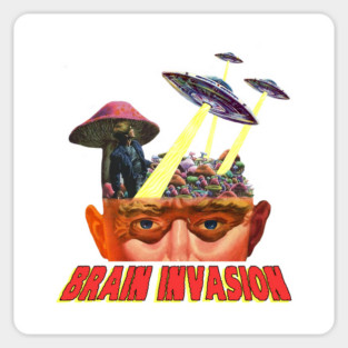 Brain Invasion Sticker