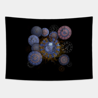 Clock dials - 2 Tapestry