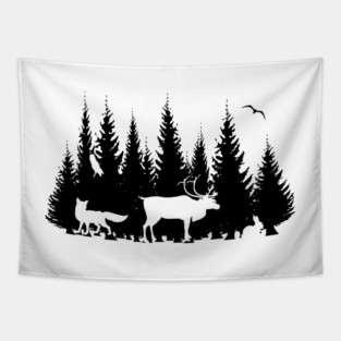 Forest Animals Tapestry