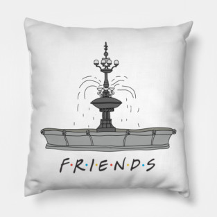 Friends Fountain Pillow